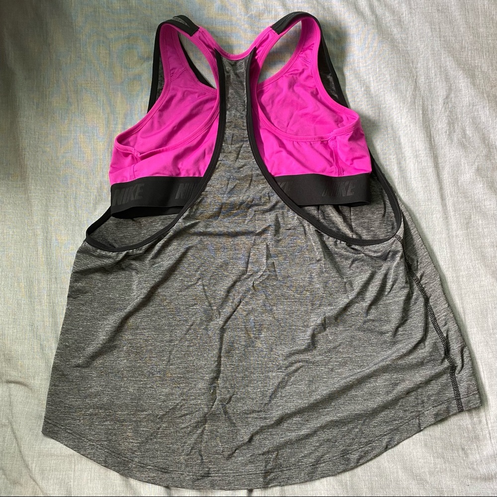 Nike Dri-Fit Built In Bra Active Tank Top